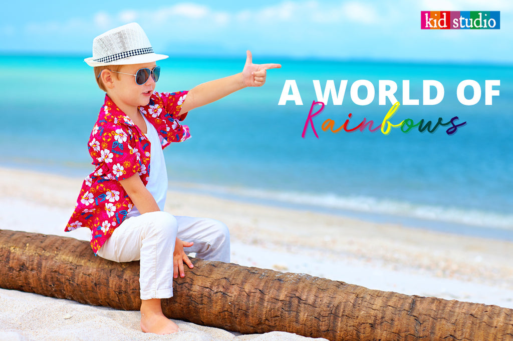 Boys colorful clothing – A world of rainbows