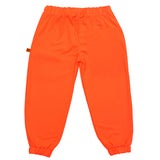 Kids Neon Orange Knit Joggers