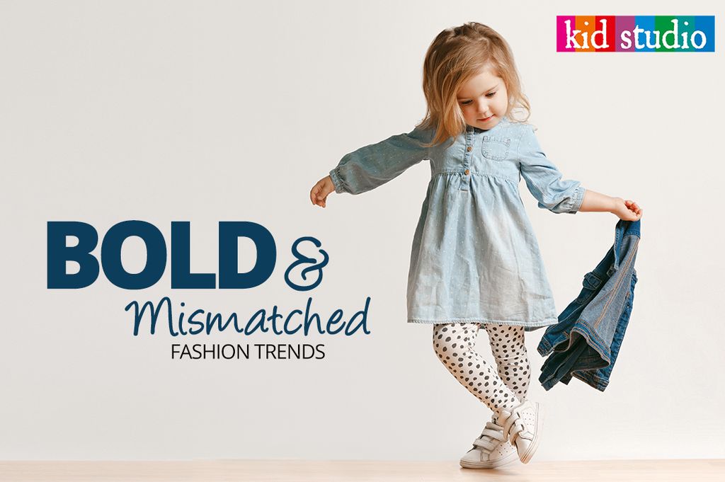 Bold and mismatched kids fashion trends