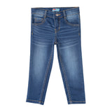 Boys Blue Tapered Fit Stretch Jeans
