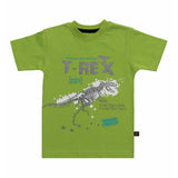Boys Green Dino Print T-shirt