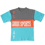Boys Multicolor Sports Print T-shirt