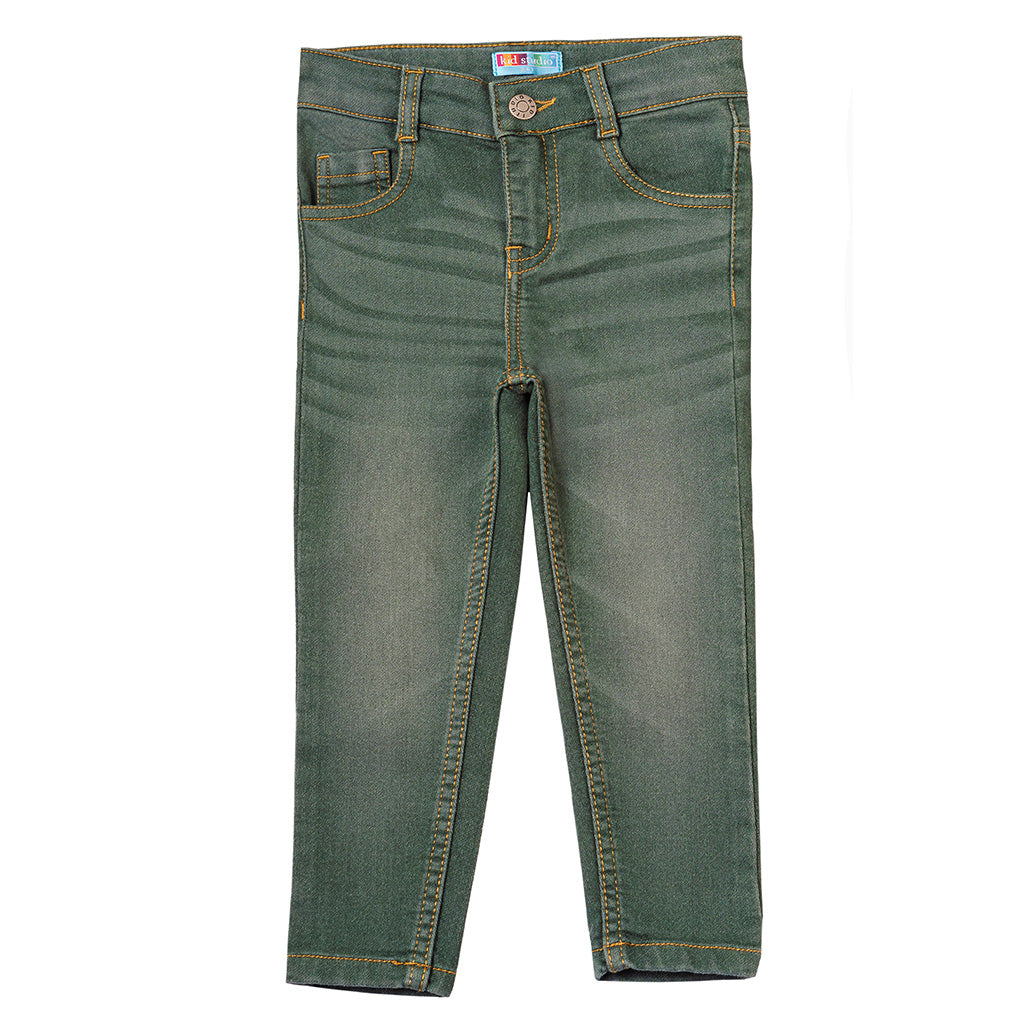 Slim Straight Forest Green Hyper Stretch Jeans | Express