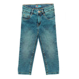 Boys Ocean Blue Slim Fit Jeans
