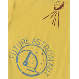 Boys Yellow Space Print T-shirt