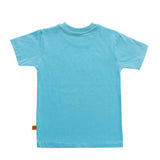 Boys Light Blue Wolf Print T-shirt