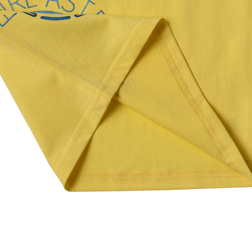 Boys Yellow Space Print T-shirt