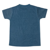 Boys Blue Tiger Print T-shirt