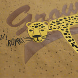 Boys Mustard Leopard Print T-shirt