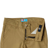 Boys Khaki Regular Fit Trouser