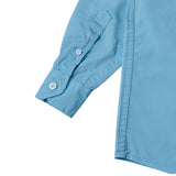Boys Light Blue Cotton Twill Shirt