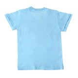 Boys Light Blue Shark Print T-shirt