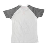 Boys White Fire Print Sequin T-shirt