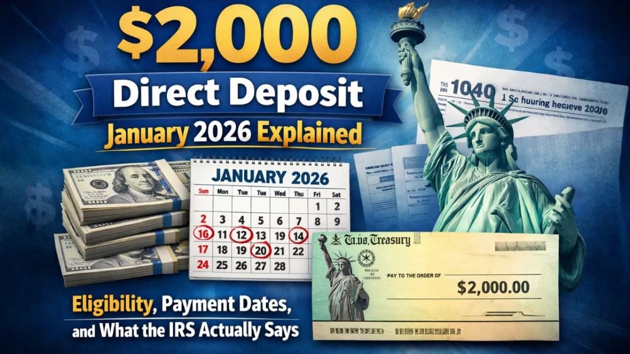IRS $2,000 Direct Deposit for January 2026: Fact Check, Refund Expectations, and How to Access Your Money