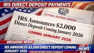 IRS Confirms $2,000 Direct Deposit for January 2026? Here’s What You Really Need to Know
